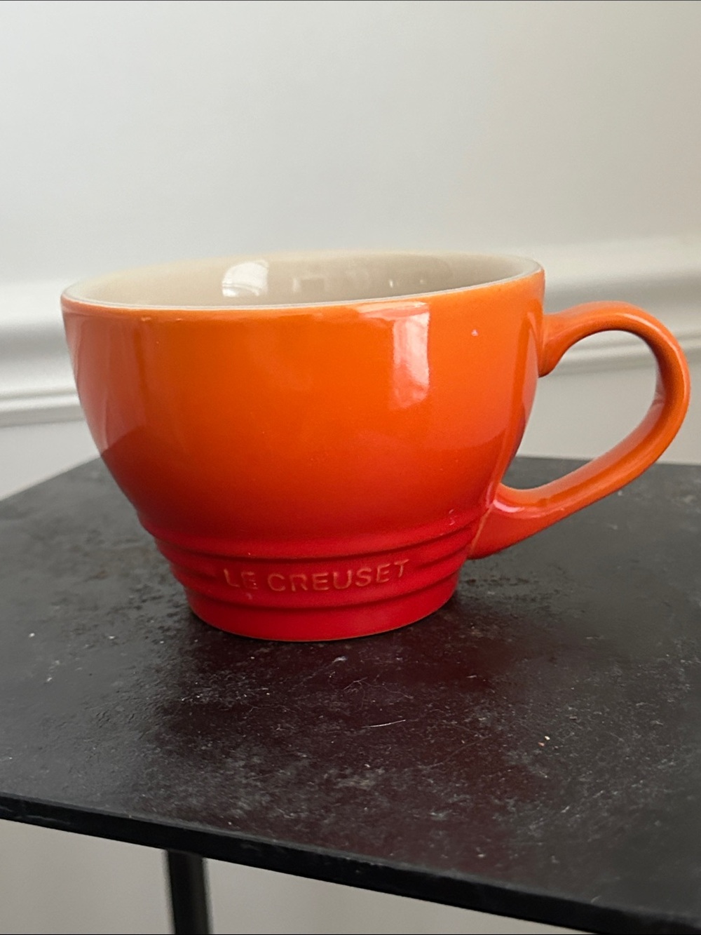 Le Creuset Orange to Red Ombre Stoneware Mug